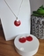 Conjunto Vermelho - Prata 925 - comprar online