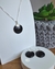 Conjunto Preto - Prata 925 - comprar online
