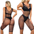 Body biker brillo y strass clasico