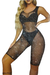 Body biker brillo y strass clasico - comprar online