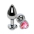 Plug anal joya corazón rosa Small - Sc Sxshop