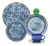 set platos jeans x 30 piezas oxford