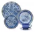 set platos jeans x 30 piezas oxford