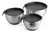 Set X3 Bowl Batidor Medidor Acero Con Tapa 18-20-24cm Home