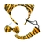 Kit 3 pçs Animais Tiara Gravata Rabo Tigresa onça Carnaval - Festas e Decor