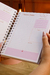 Planner Diário lacinho rosa com poá na internet