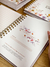 Caderno Gratidão flores - loja online