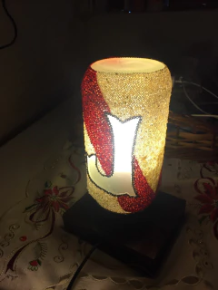 LAMPARA VELADOR ARTESANAL PERSONALIZADO - JV Restaura