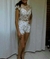 Mono corto + falda larga - comprar online