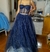 Vestido azul - tres piezas