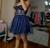 Vestido azul - tres piezas - comprar online