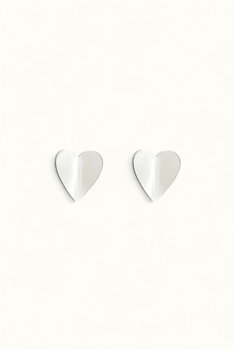 Brinco coração liso 3D - comprar online