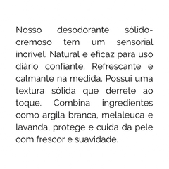 Desodorante sólido-cremoso - Labbro