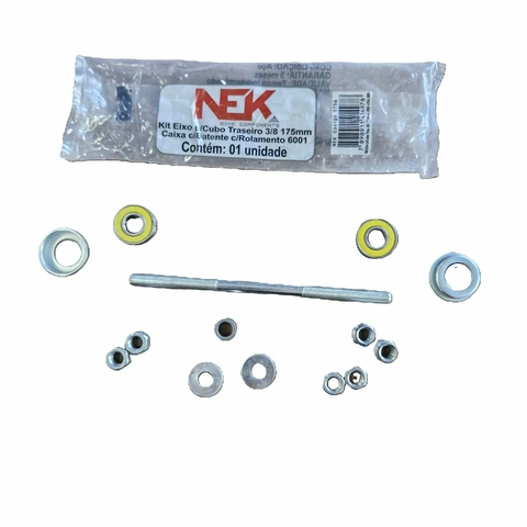 EIXO KIT 3/8 (TRAS) CAIXA C/ BAT E C/ ROLAM. 6001 - 175MM - comprar online