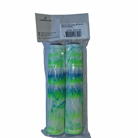 MANOPLA BMX ABSOLUTE BR 160 MM - BRANCO/VERDE/AZUL - comprar online