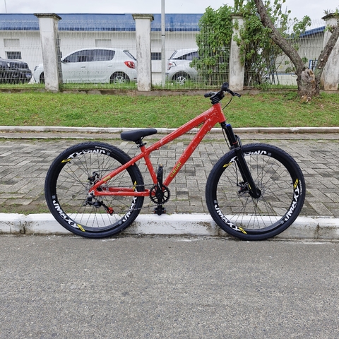 Bicicleta Alumínio Aro 26 Vizuri Asgard, Relação Single, Quadro 13,5" - Vermelha - comprar online