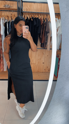 Vestido Canelado Bolso na internet