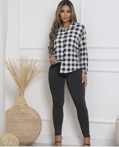 Blusão flanelado xadrez - comprar online