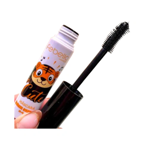 MÁSCARA DE CILIOS MAX VOLUME TIGRE NEGRO - FEBELLA MAKEUP - comprar online
