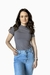 Blusa Alice – Gola Alta, Manga Curta, em Poliamida Premium na internet