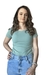 Blusa Rô de Poliamida – Manga Curta com Caimento Perfeito