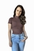 Blusa Alice – Gola Alta, Manga Curta, em Poliamida Premium na internet