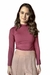 Blusa Alice Gola Alta em Poliamida – Manga Longa e Caimento Perfeito - loja online