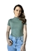 Blusa Alice – Gola Alta, Manga Curta, em Poliamida Premium - loja online