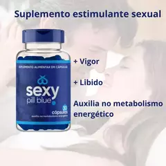 Sexy Pill Blue Suplemento Estimulante Vigor Masculino 30 Caps - Portal Vitalidade
