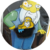 Pins metalico Simpsons Gaspar en internet