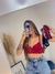 Conjunto com Bojo Barbie- Vinho - comprar online