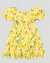 Vestido Infantil Floral Amarelo - Quimby na internet