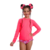 Camiseta Infantil, com proteção solar, UV 50+, Rosa Neon - comprar online