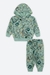 Conjunto Moletom Com Capuz Bebê Menino Elian Verde
