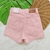 Short Infantil Menina Stitch Rosa, Mundo kids - comprar online