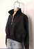 Buzo Crop Frizado Cierres - comprar online