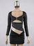 Top Microfibra Hebilla [W Cut Out Irregular]