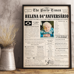 Pôster de Aniversário Personalizado [Kit Completo]