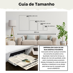 Idade 50+ Pôster de Aniversário [Arquivo Digital Personalizado] - loja online