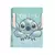 CUADERNO A4 STITCH TAPA CARTÓN RAYADO X 80 HJS - comprar online