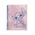 CUADERNO A4 STITCH TAPA CARTÓN RAYADO X 80 HJS en internet
