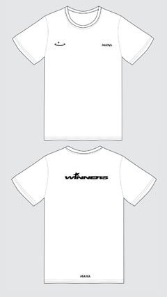 Remera Boxy Estampada MARA WINNERS Blanco en internet
