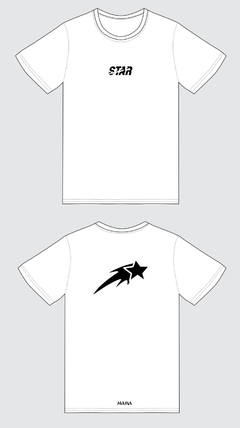 Remera Boxy Estampada MARA STAR Blanco en internet