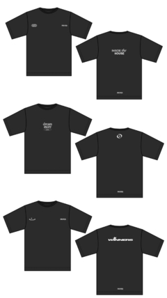 Remera Boxy Estampada MARA HOUSE Negro en internet