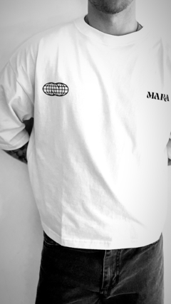 Remera Boxy Estampada MARA HOUSE Blanco - comprar online