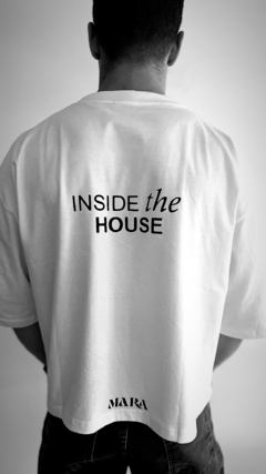 Remera Boxy Estampada MARA HOUSE Blanco