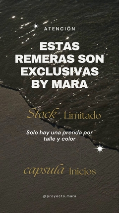Remera Boxy Estampada MARA DREAM Blanco - tienda online