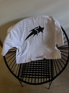 Remera Boxy Estampada MARA STAR Blanco