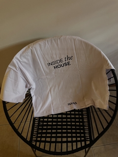 Remera Boxy Estampada MARA HOUSE Blanco - Proyecto Mara