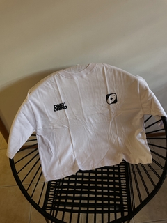Remera Boxy Estampada MARA GRIND Blanco